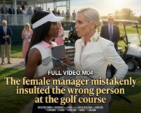 [FULL VIDEO] M04-The female manager mistakenly insulted the wrong person at the golf course (1)