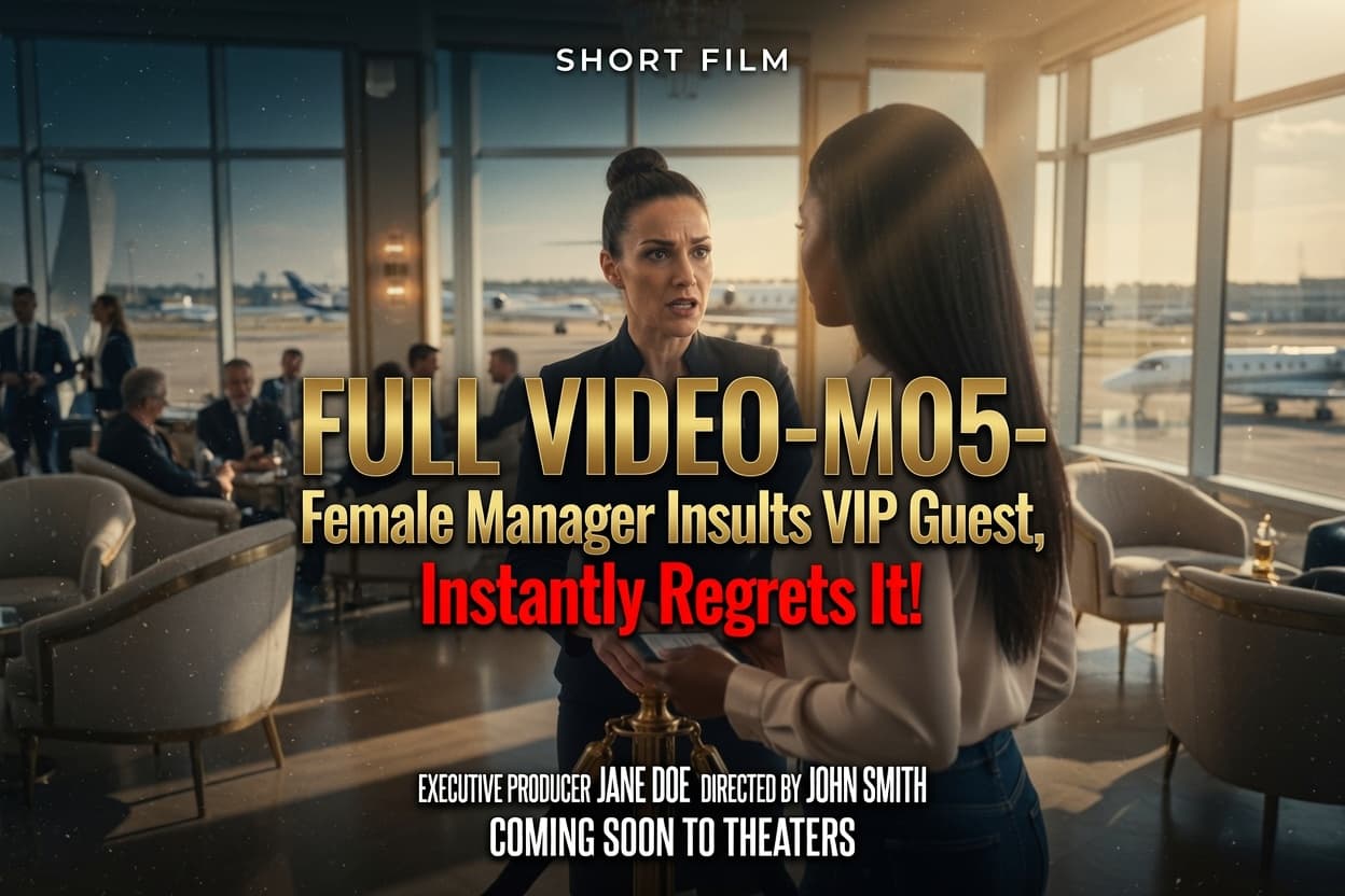 [FULL VIDEO] M05-Female Manager Insults VIP Guest, Instantly Regrets It!