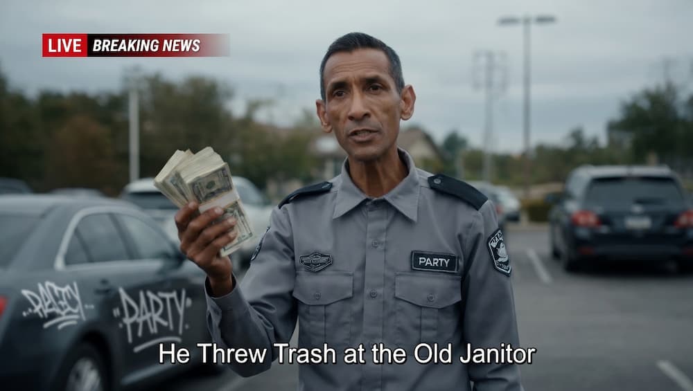 He Threw Trash at the Old Janitor