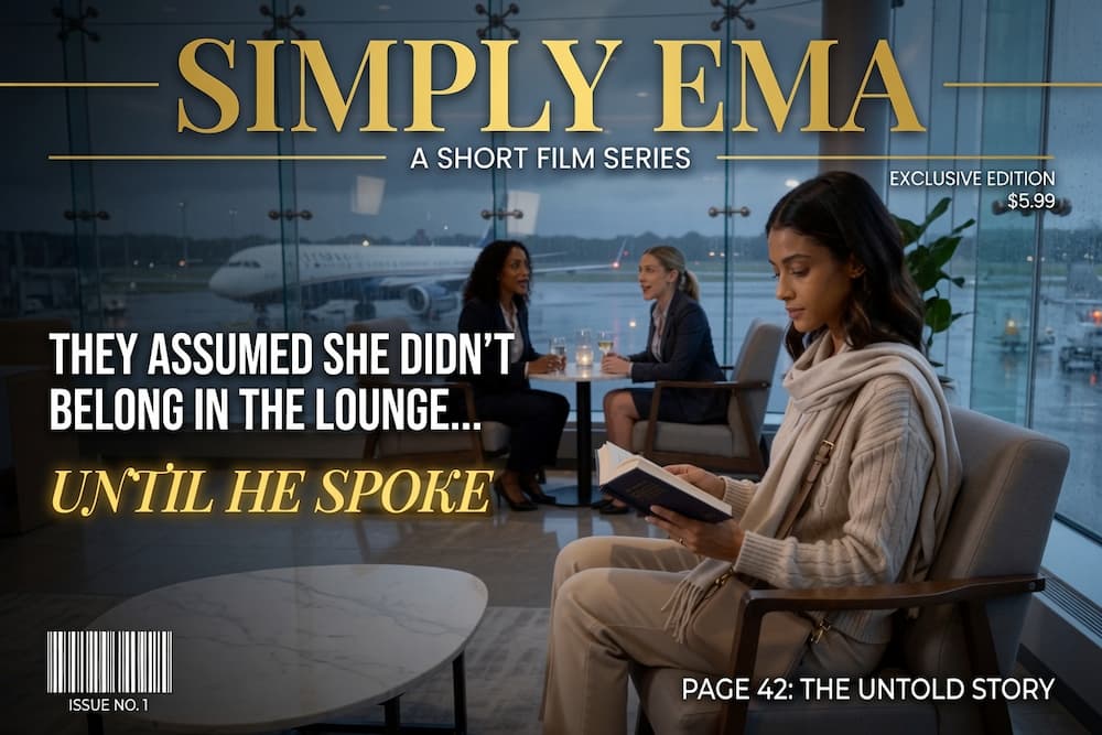 [Simply Ema] They Assumed She Didn’t Belong in the Lounge… Until He Spoke